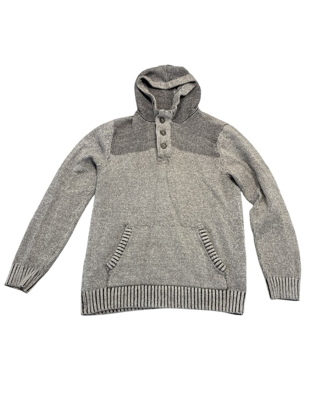 BKE Men's Hooded Knit Sweater